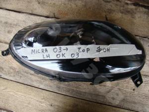 Micra K12E 2002 Фара LH 
