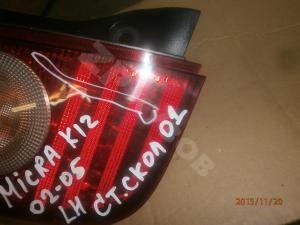 Micra K12E 2002 Фонарь LH
