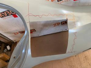 Honda Civic 4D 06-12 Крыло заднее левое