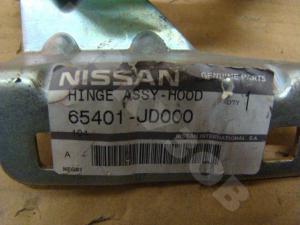 Nissan Qashqai J10 Петля петля капота LH