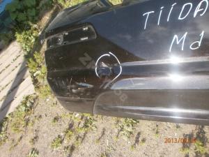 Nissan Tiida C11 2007- Бампер Зад Sdn