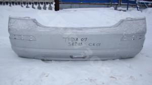 Tiida C11 2007- Бампер Зад Sdn
