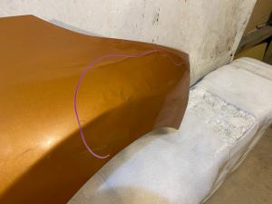 Hyundai Solaris 2017-2022 Крылья Правая с отверстиям