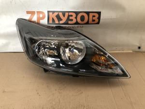 Ford Focus II фара 08-11 RH не ксенон черный фон
