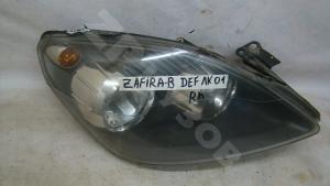 Zafira B 05-12 Фара RH чёрный фон
