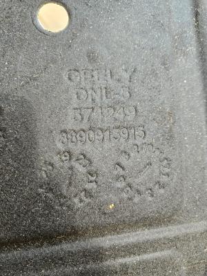 Geely Tugella 2021-  Кузов наружные съемные элементы Защита картера