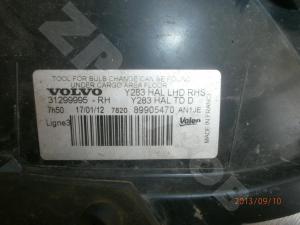 Volvo S60 2010 Фара RH