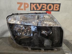 Renault Duster 2012- Фара Rh черная