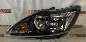 Ford Focus II фара 08-11 LH не ксенон черный фон