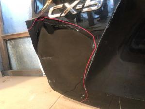 Mazda MZ CX5 12- Крышка дверь багажника