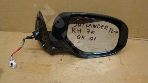 Outlander 2012 Зеркало RH 7 контактов
