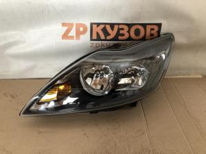 Ford Focus II фара 08-11 LH не ксенон черный фон