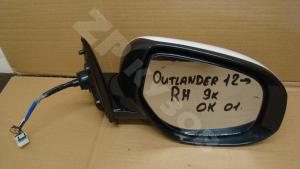 Outlander 2012 Зеркало RH 9 контактов
