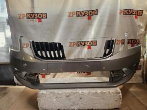 Skoda Octavia A7 Бампера передний рестайлинг 2017-20г