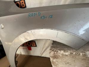 Skoda Rapid 2013-2020 Крыло переднее Правое С отверстием 