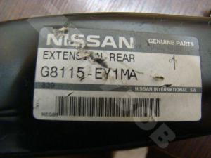 Qashqai J10 Полка заднего фонаря LH
