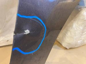 Kia RIO 2017-2022 крыло переднее без отв. под повт. пов. Правое