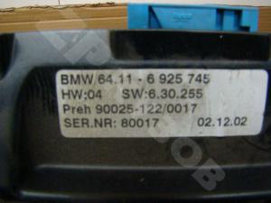 BMW E65E66 01-08 Блок управления печкой