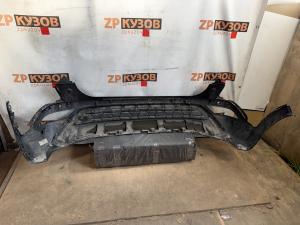 Hyundai Creta 21- Навесное на бампер  Юбка заднего бампера 