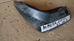 Almera Classic B10RS 2006 Брызговик защитный Задние левые
