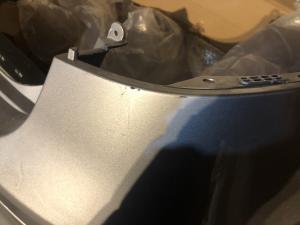 Kia Rio 2015-2017 бампер Задние Седан Под Патронник