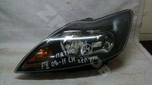 Ford Focus II фара 08-11 LH не ксенон черный фон