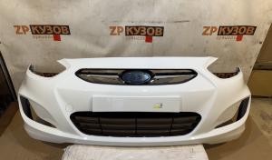 Hyundai Solaris 2010-2016 Бампер передний 10-14