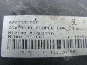 Kia Sportage 2010-15 Бампер зад Низ