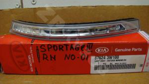 Kia Sportage 2010-15 Поворотник зеркала Rh