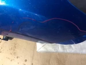 Renault Sandero 2014- Крыло переднее правое